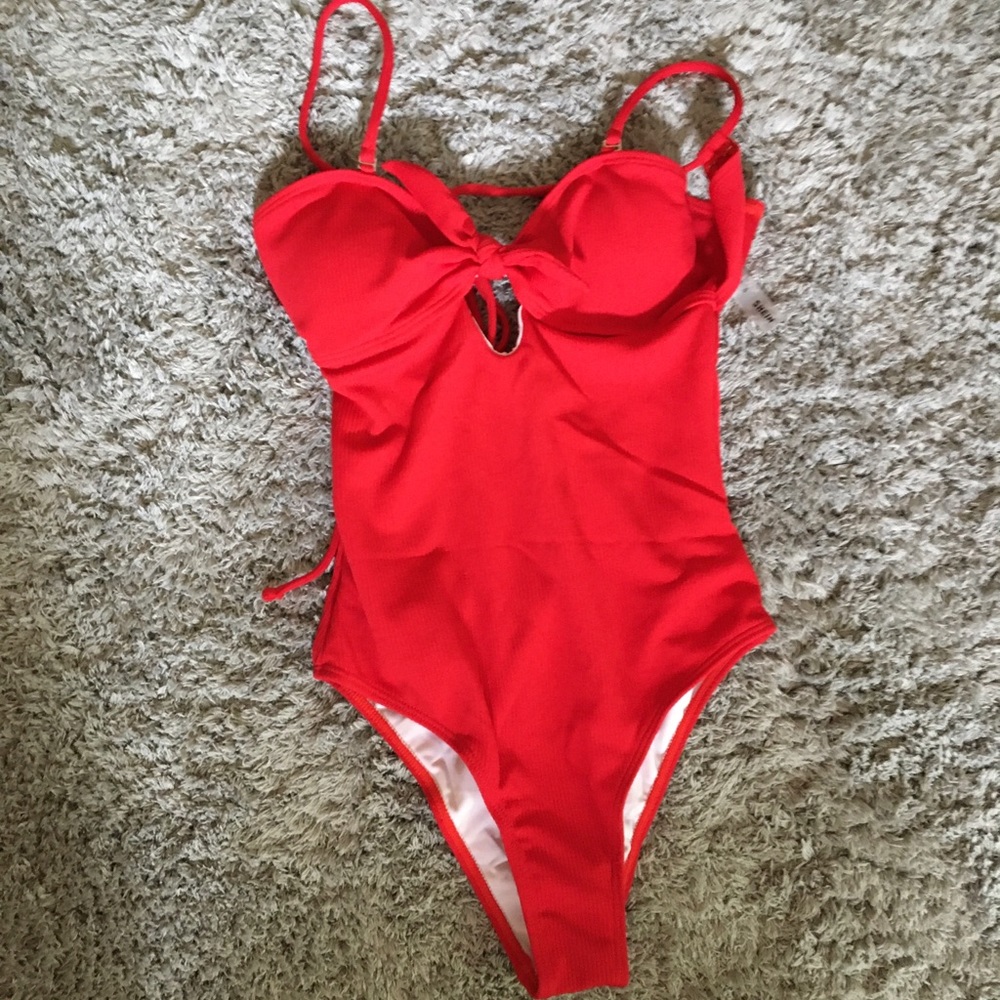 Red Tie Swimsuit (Unworn)